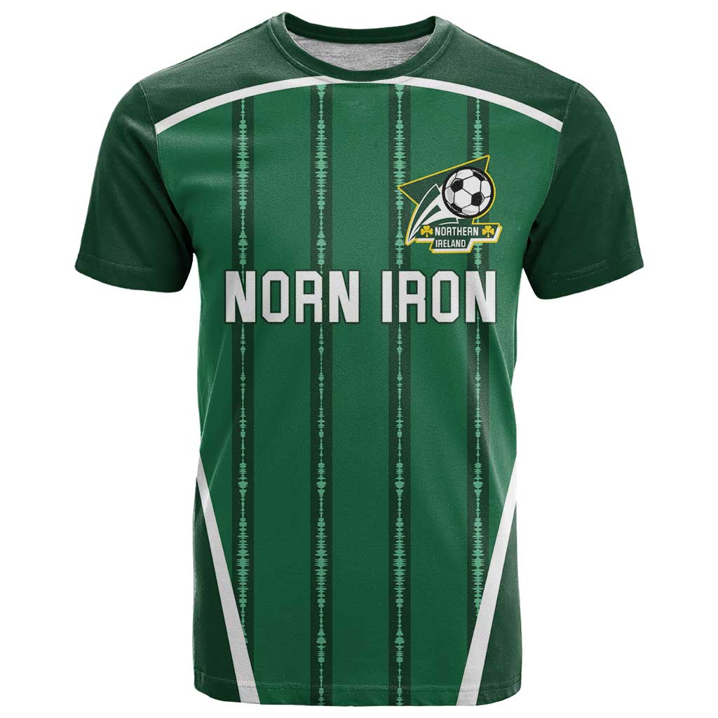 Custom Northern Ireland Football T-Shirt Norn Iron Go Champions Graphic Tee
