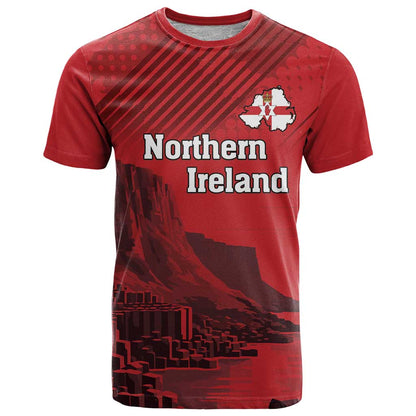 Personalized Northern Ireland T-Shirt Giants Causeway Retro Style Graphic Tee