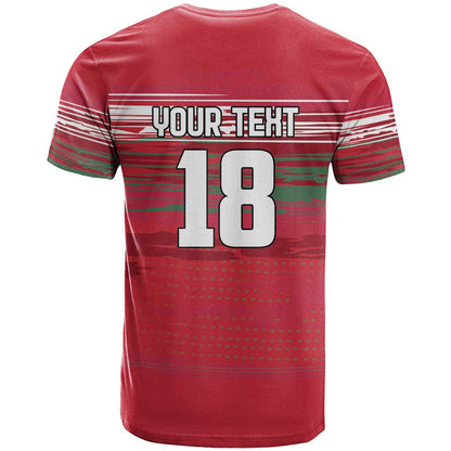 Hungary Basketball Custom T-Shirt Come On Magyars Grunge Style Graphic Tee