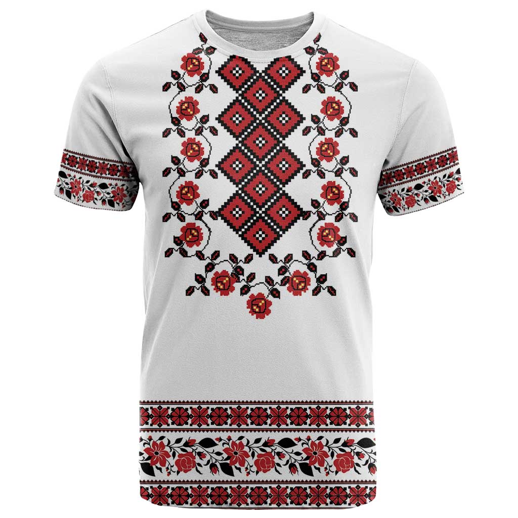 Ukraine T-Shirt Ukrainian Traditional Folk Patterns Graphic Tee