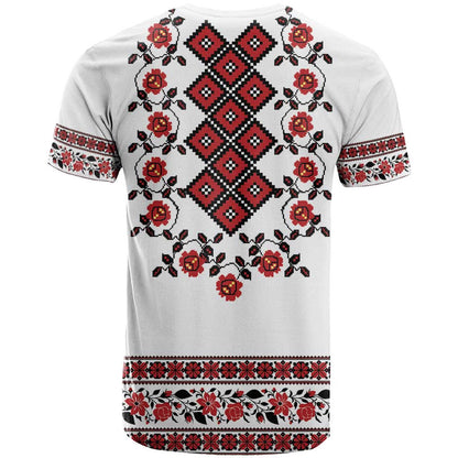 Ukraine T-Shirt Ukrainian Traditional Folk Patterns Graphic Tee