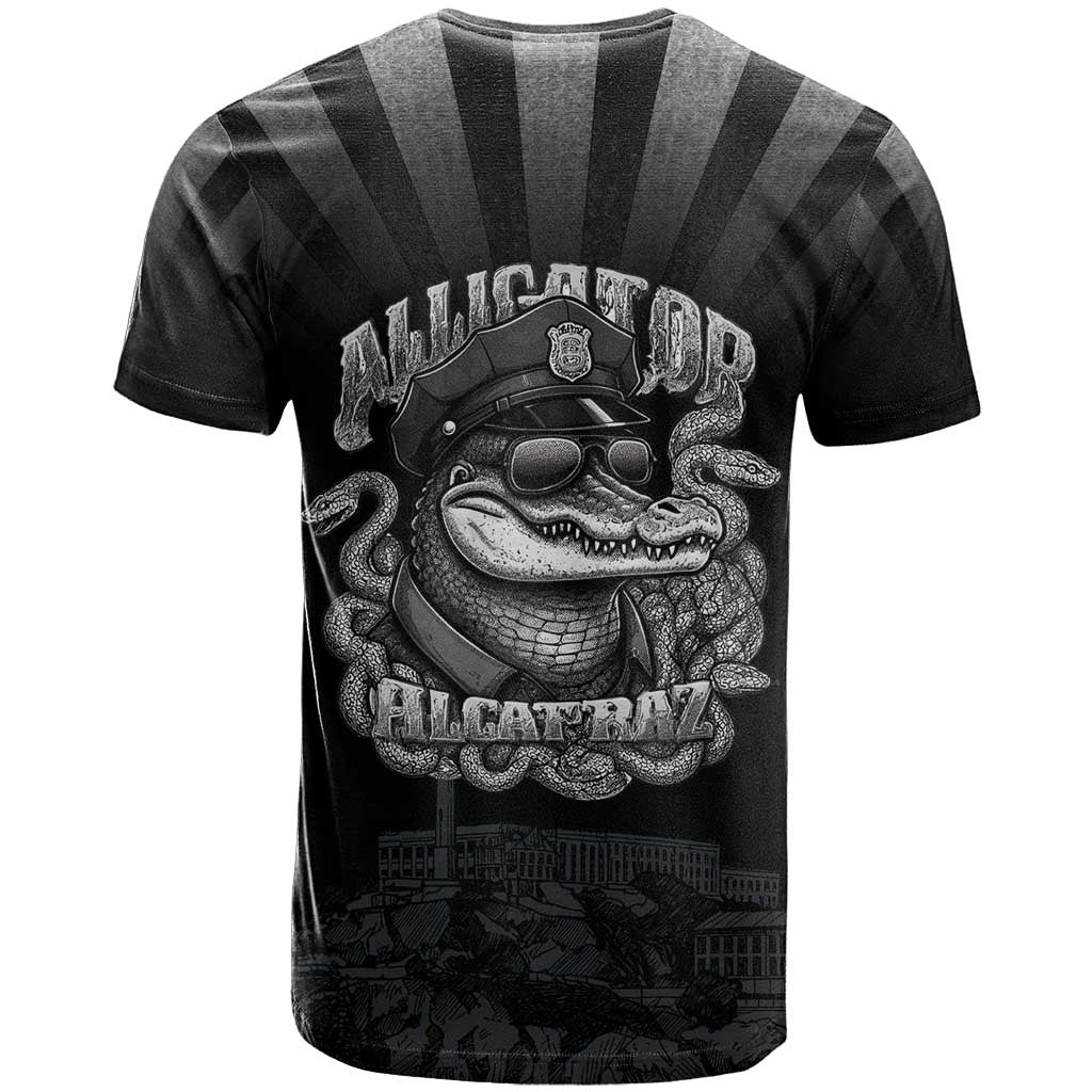 Alligator Alcatraz Police T-Shirt Prison Florida Everglades Graphic Tee