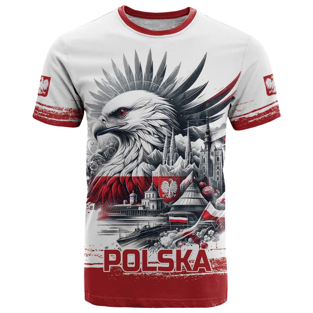 Poland Independence Day T-Shirt Polska Eagle Proud To Be Polish Graphic Tee