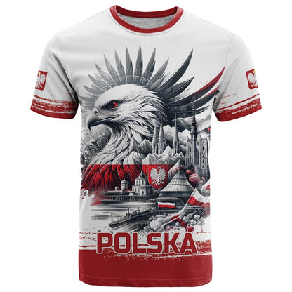 Poland Independence Day T-Shirt Polska Eagle Proud To Be Polish Graphic Tee