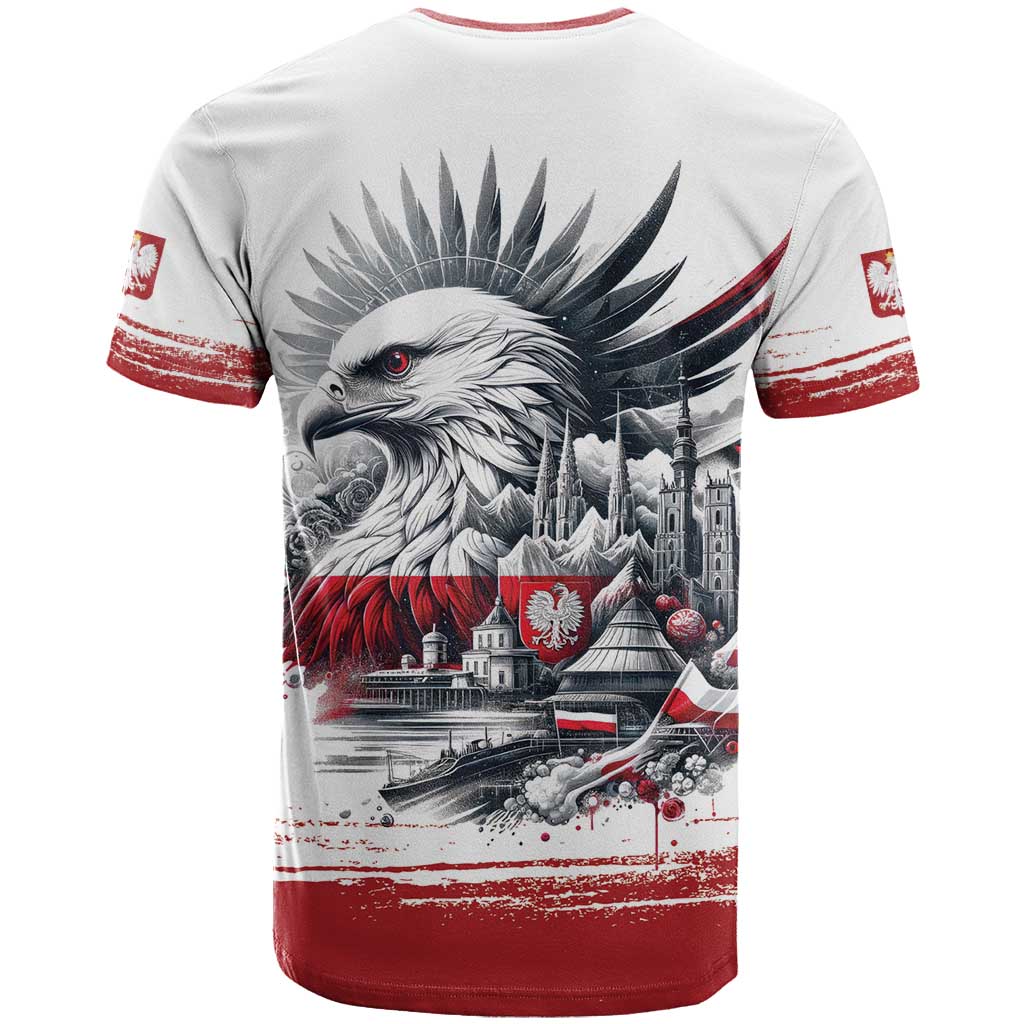 Poland Independence Day T-Shirt Polska Eagle Proud To Be Polish Graphic Tee