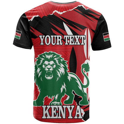 Personalized Kenya Independence Day T-Shirt Angry Lion - Happy Jamhuri Day 1963 Graphic Tee