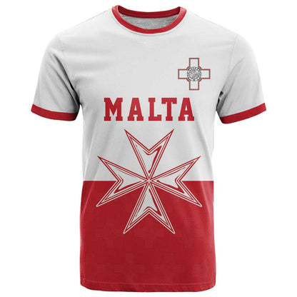 Custom Malta Football T-Shirt Tim nazzjonali tal-futbol ta Malta Graphic Tee