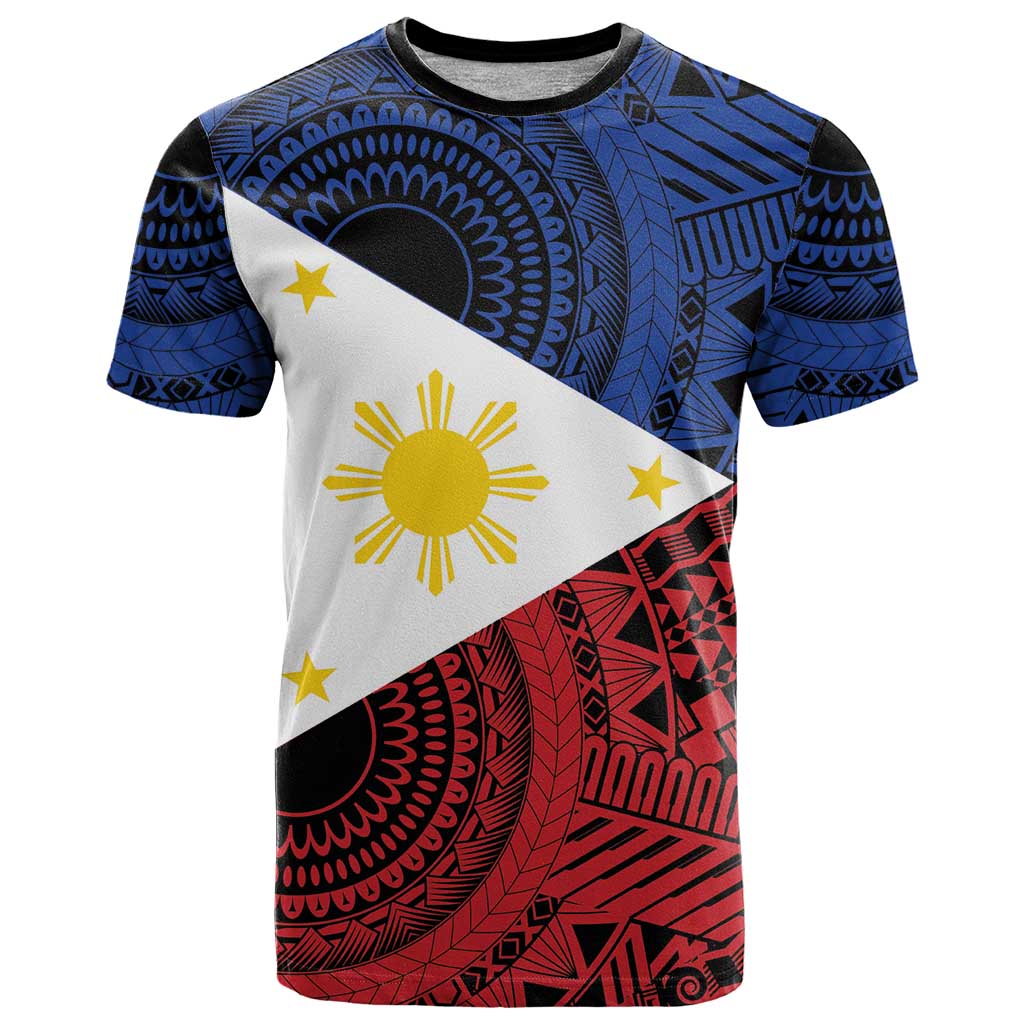 Philippines National Flag Day T-Shirt Filipino Tribal Pattern Graphic Tee