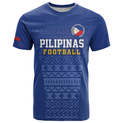 Custom Philippines Football T-Shirt Pambansang koponan ng futbol ng Pilipinas Graphic Tee