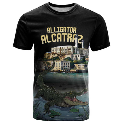 Everglades Alligator Alcatraz Florida T-Shirt Graphic Tee