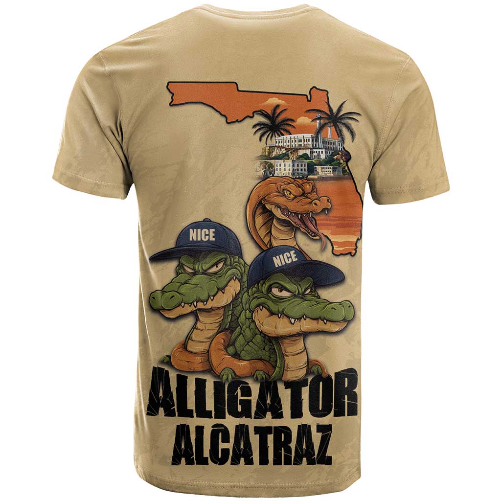 Alligator Alcatraz Prison Florida Everglades T-Shirt Graphic Tee