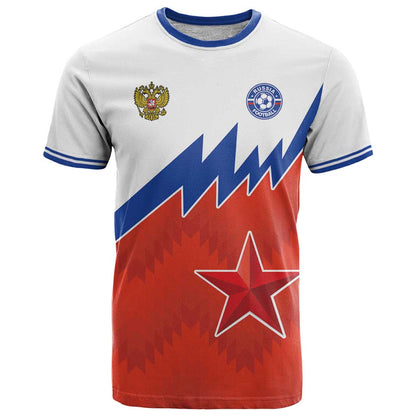 Personalized Russia Football T-Shirt The National Team Go Champion Graphic Tee