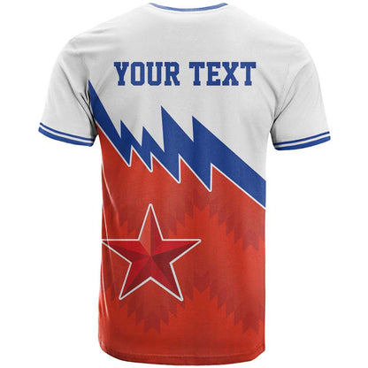 Personalized Russia Football T-Shirt The National Team Go Champion Graphic Tee