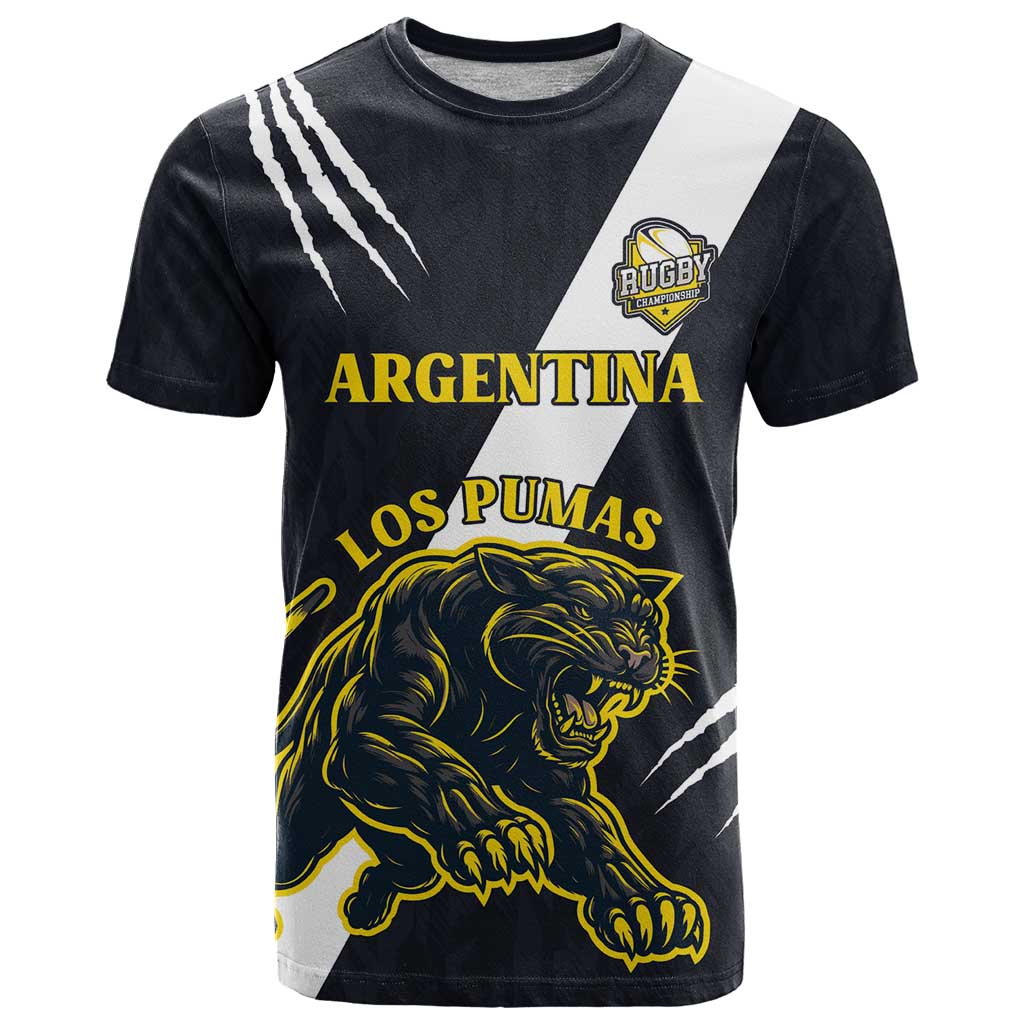 Custom Argentina Rugby T-Shirt Pumas Mascot Graphic Tee