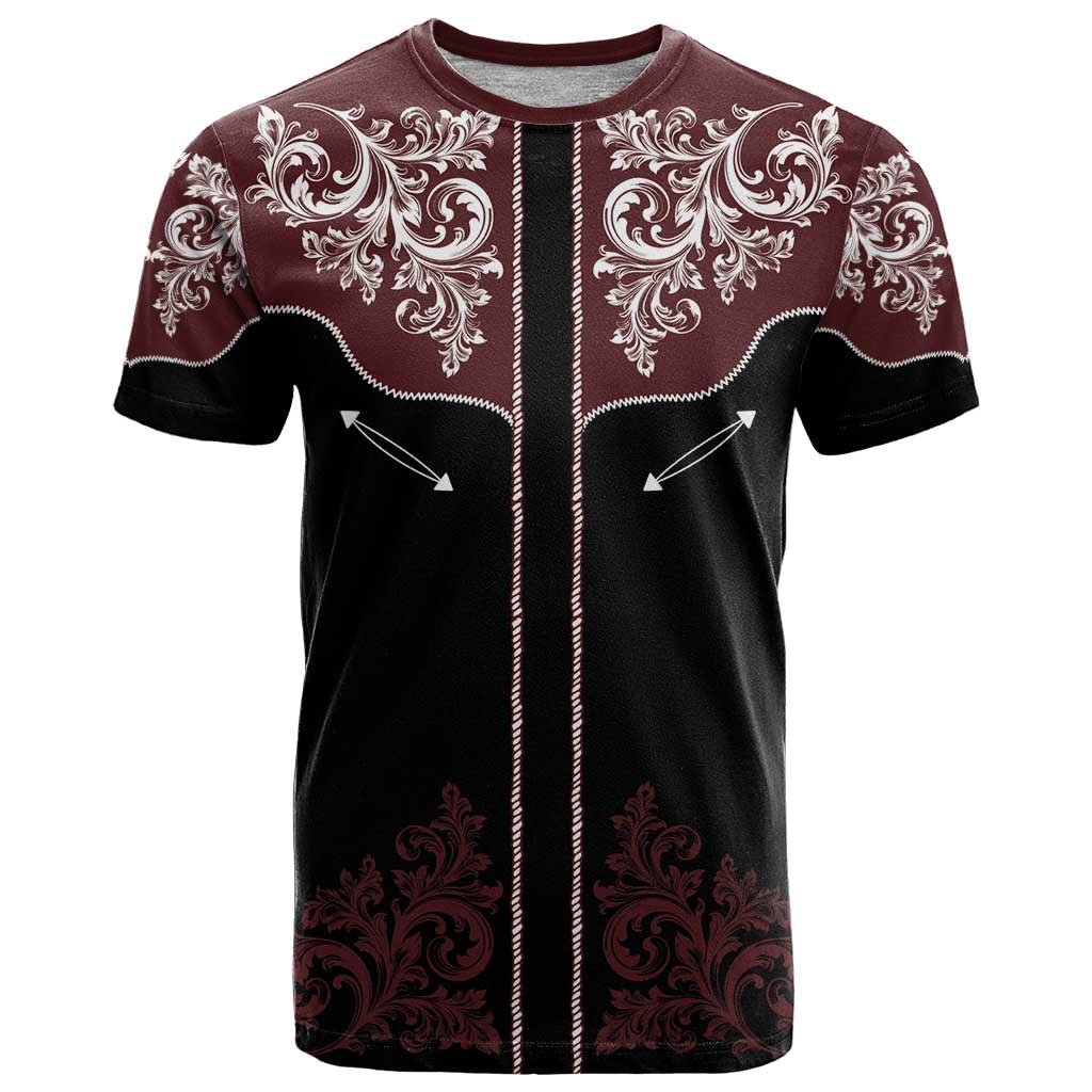 Vintage Western Cowboy T-Shirt Black Version Graphic Tee