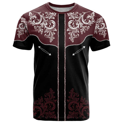 Vintage Western Cowboy T-Shirt Black Version Graphic Tee