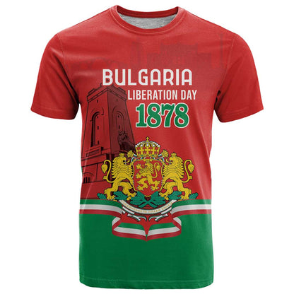 Personalized Bulgaria Liberation Day T-Shirt Shipka Monument Unity Makes Strength Graphic Tee