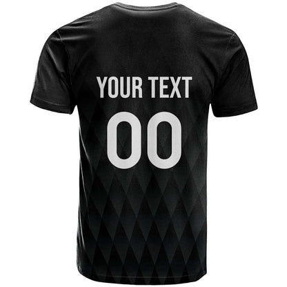 Custom Germany Rugby T-Shirt Black Eagles Special Style Graphic Tee