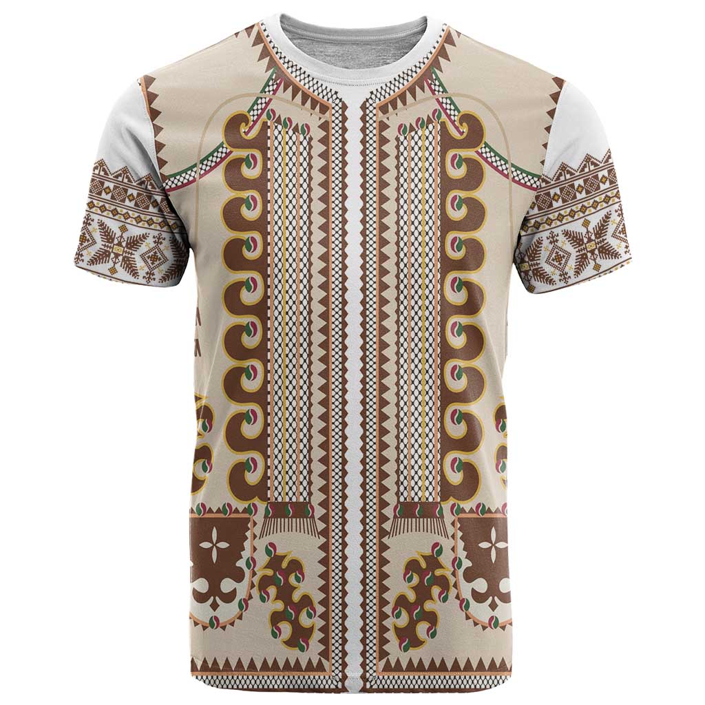 Hutsul Keptar Ukraine T-Shirt Carpathian Folk Embroidery Heritage Style Graphic Tee