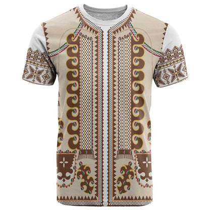 Hutsul Keptar Ukraine T-Shirt Carpathian Folk Embroidery Heritage Style Graphic Tee