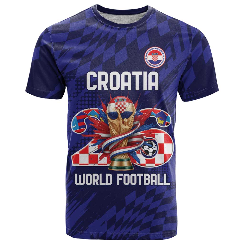 World Football Croatia 2026 Personalized T-Shirt Mala Zemlja Veliki Snovi Graphic Tee