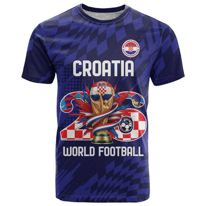 World Football Croatia 2026 Personalized T-Shirt Mala Zemlja Veliki Snovi Graphic Tee