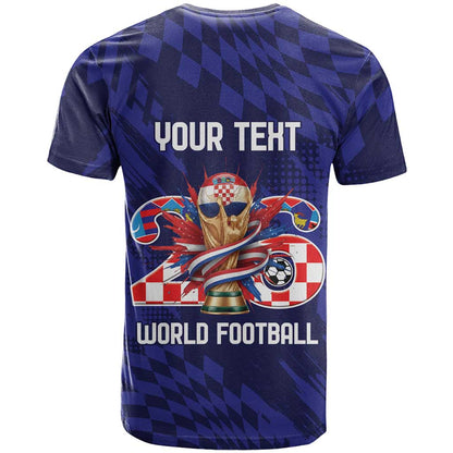 World Football Croatia 2026 Personalized T-Shirt Mala Zemlja Veliki Snovi Graphic Tee