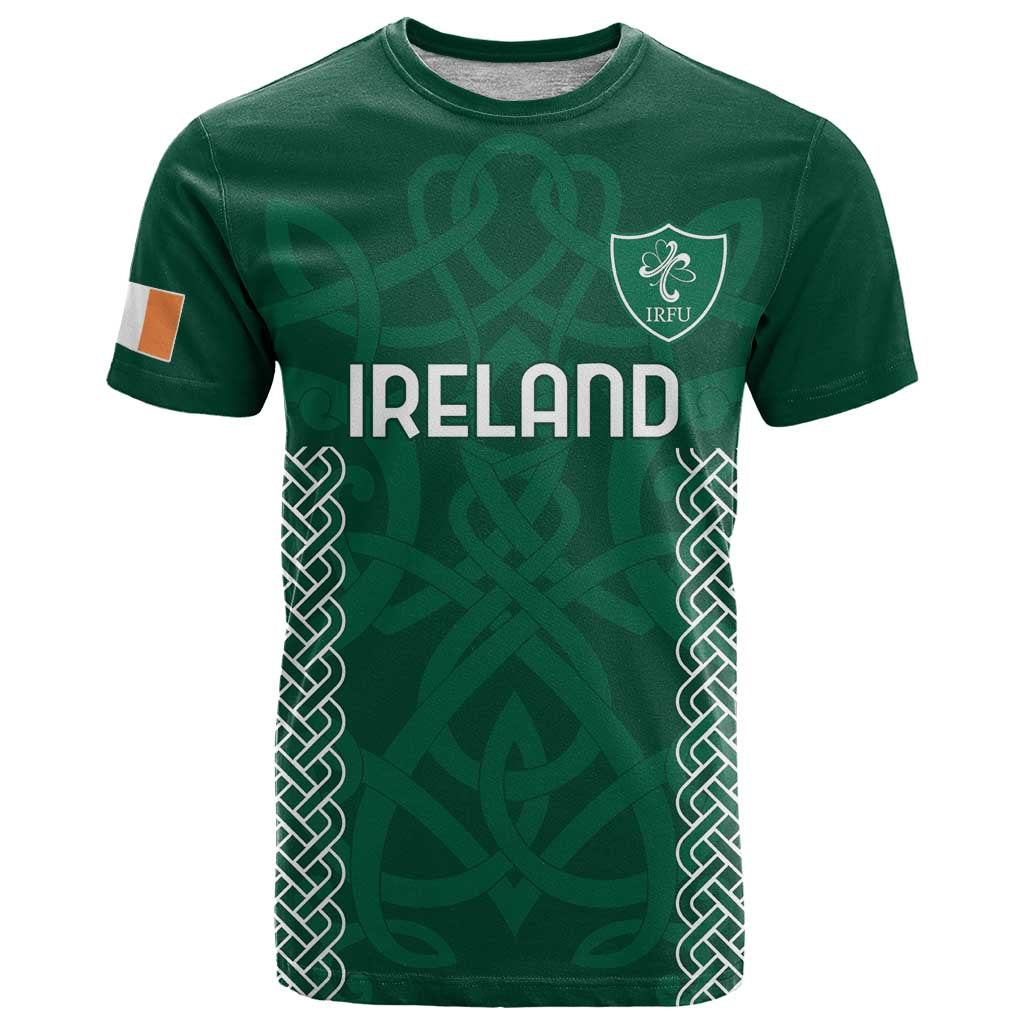Custom Ireland Rugby T-Shirt Come On Shamrock Graphic Tee