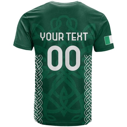 Custom Ireland Rugby T-Shirt Come On Shamrock Graphic Tee
