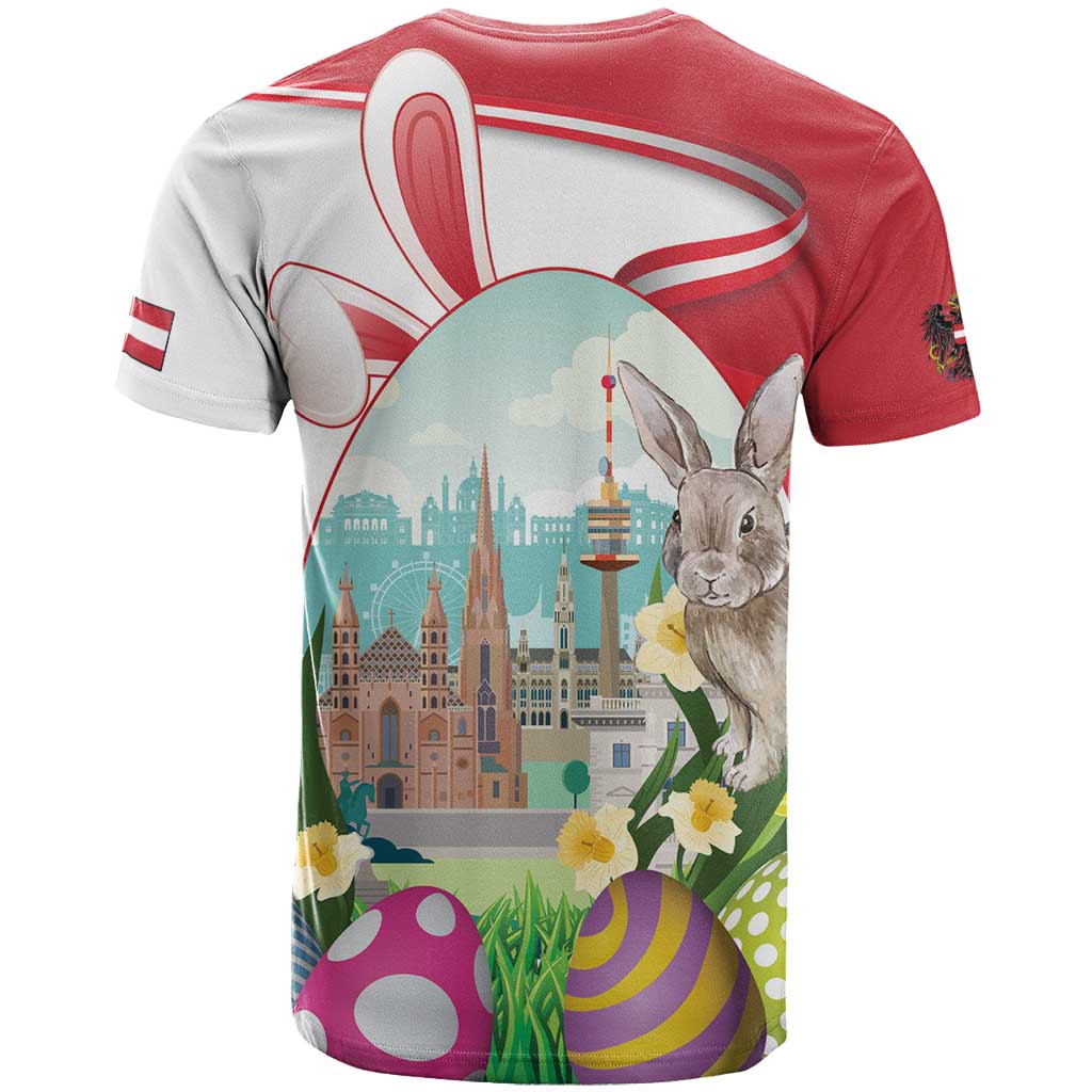 Happy Easter Austria T-Shirt Easter Eggs With St. Stephen's Cathedral Graphic Tee