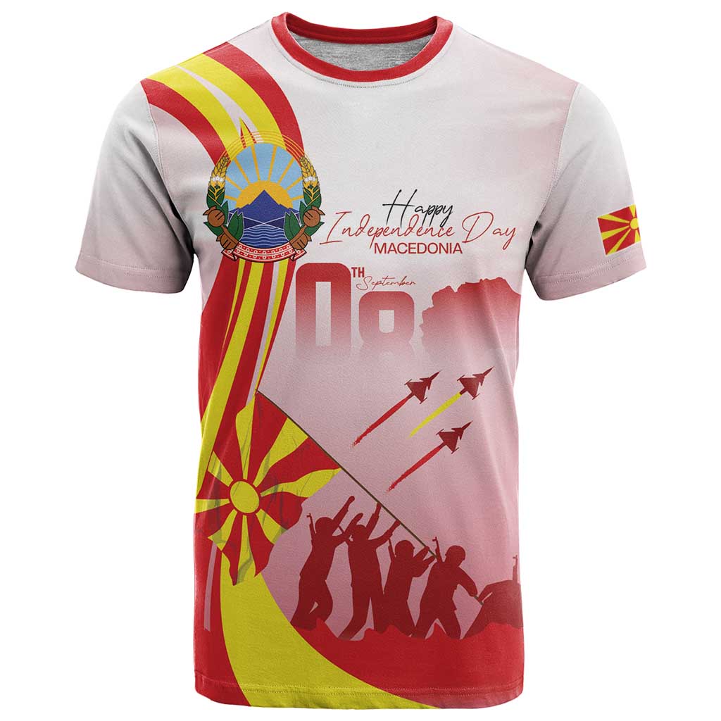 Macedonia Independence Day T-Shirt Den na nezavisnosta Graphic Tee