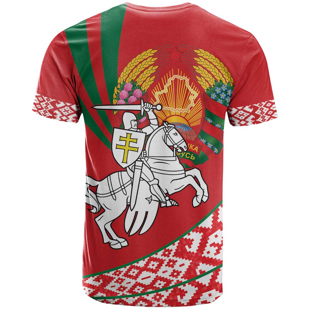 Belarus Pahonia T-Shirt Belarusian Patterns Graphic Tee