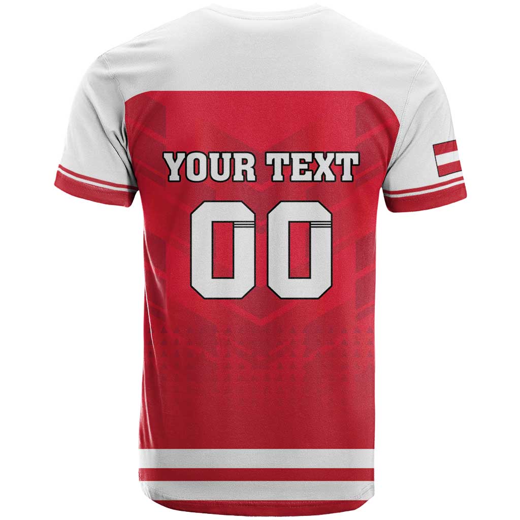Custom Austria Hockey T-Shirt Die Adler Go Champions Graphic Tee