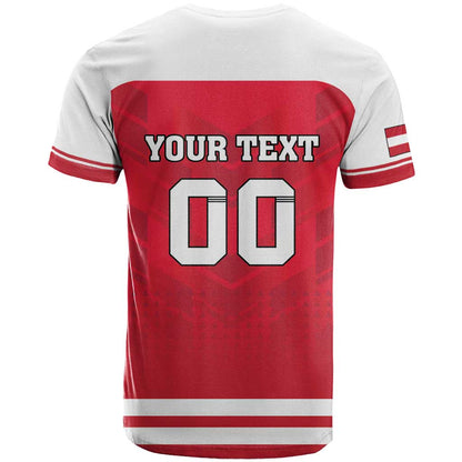Custom Austria Hockey T-Shirt Die Adler Go Champions Graphic Tee