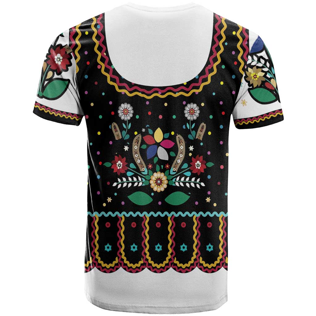 Vintage Polish Gorsecik T-Shirt Slavic Floral Folk Art Graphic Tee