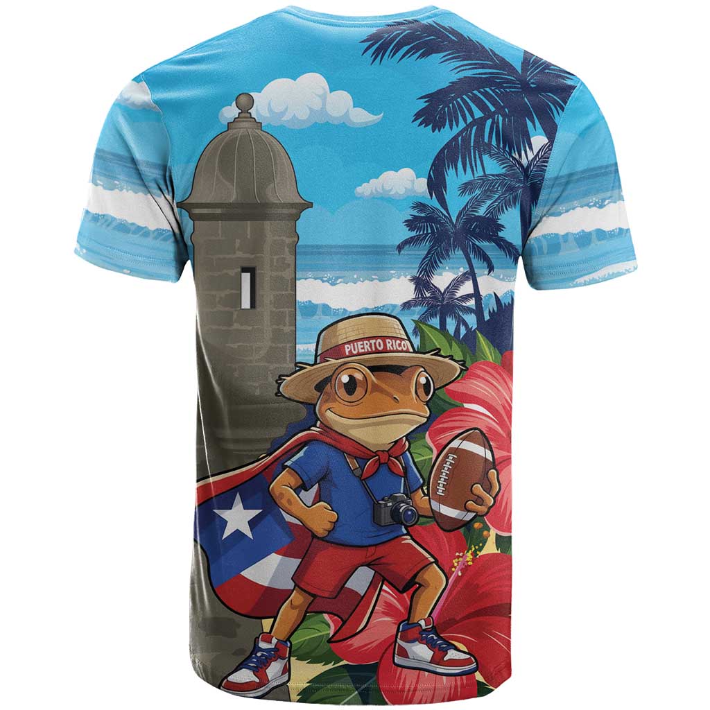 Puerto Rico Coquí Frog T-Shirt Benito Bowl Halftime Show Graphic Tee