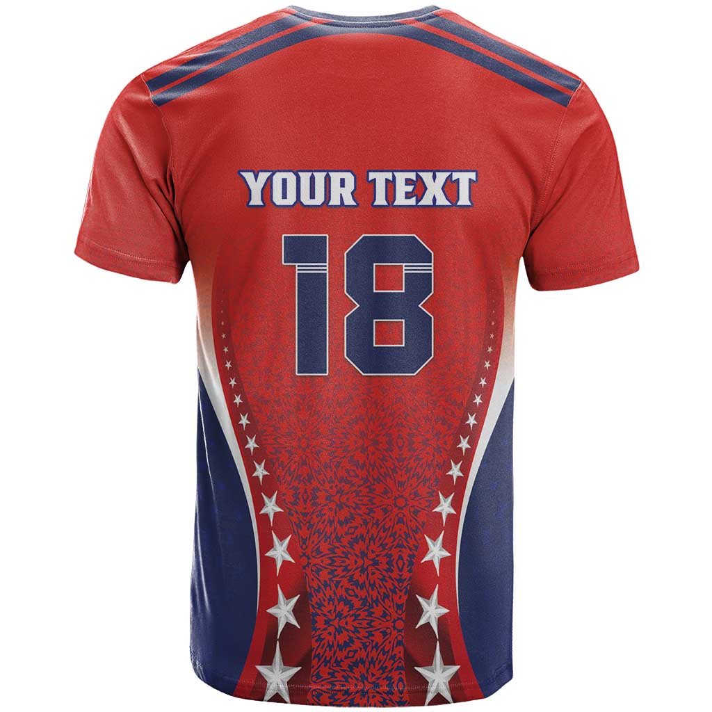 Custom Costa Rica Football T-Shirt Los Ticos Sporty Style Graphic Tee