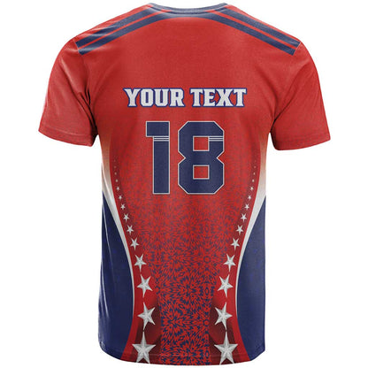 Custom Costa Rica Football T-Shirt Los Ticos Sporty Style Graphic Tee