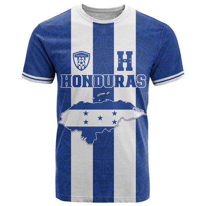 Custom Honduras Football T-Shirt La H Go Champion Graphic Tee