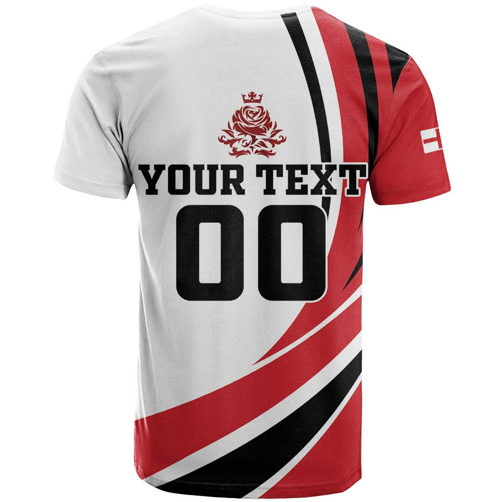 Custom England Football T-Shirt Simple Style Graphic Tee
