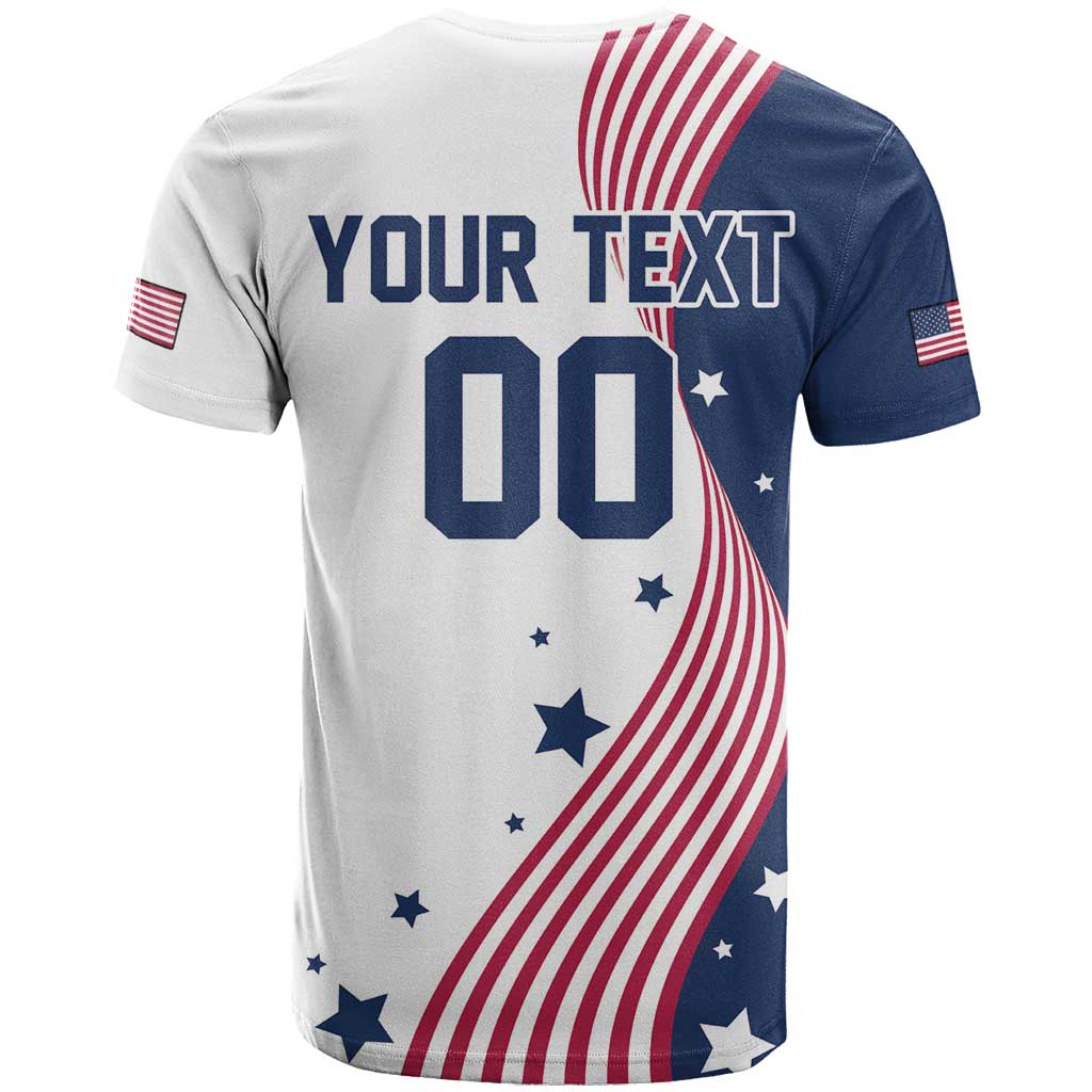 Custom USA Summer Sport 2024 T-Shirt Flag Of The United States Graphic Tee