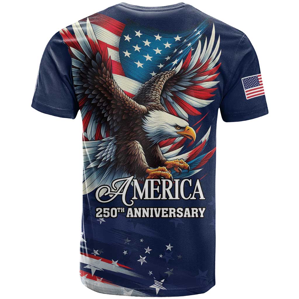 US Navy 250th Anniversary T-Shirt Proudly Served Veteran Graphic Tee