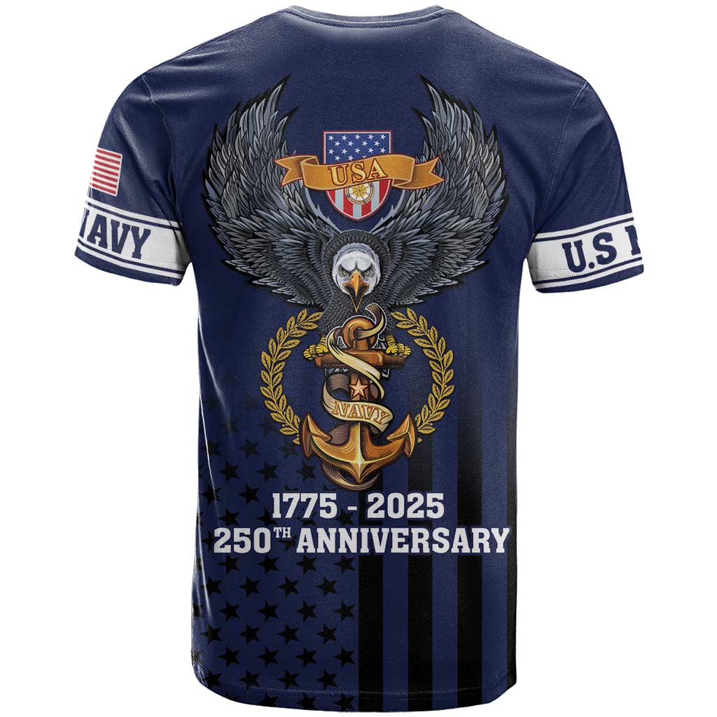 America 250th Anniversary Eagle T-Shirt Patriotic USA Flag Graphic Tee