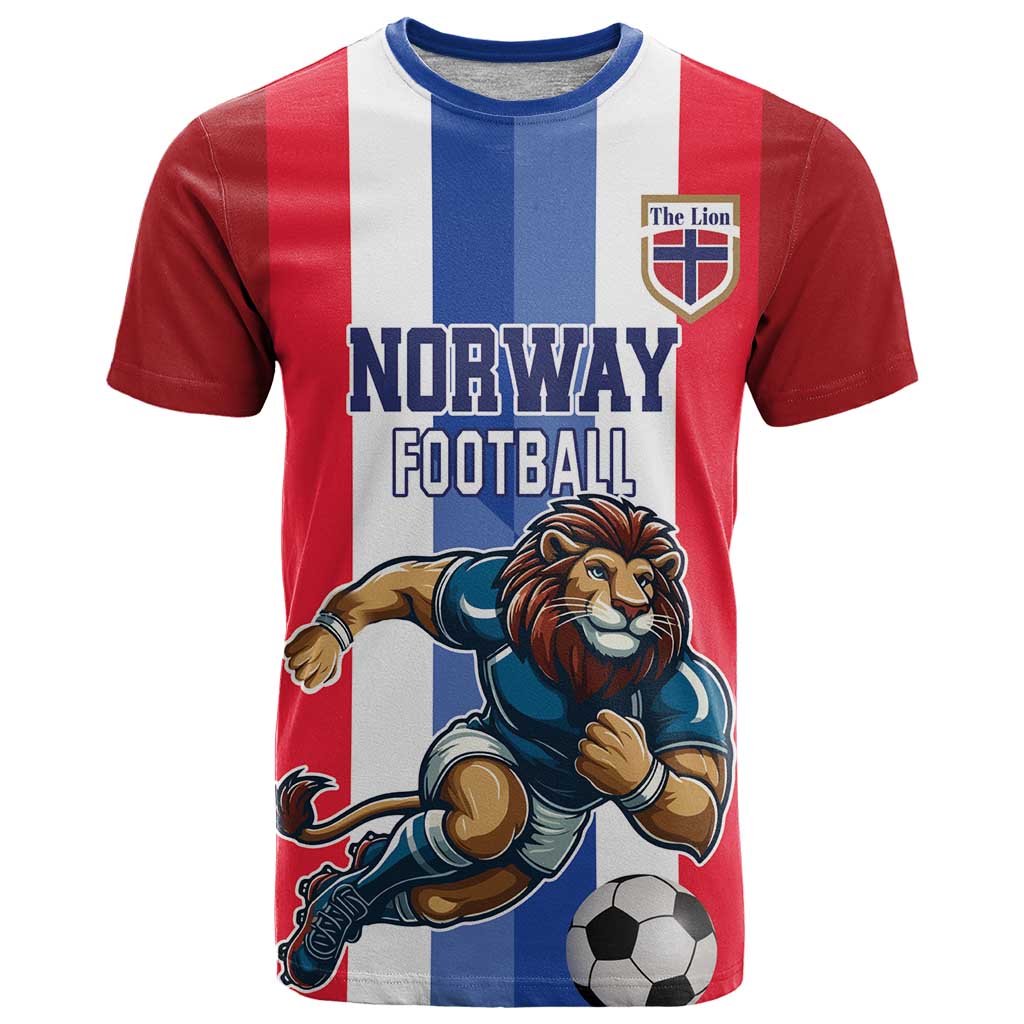 Custom Norway Football T-Shirt The Lions Champion 2024 Graphic Tee
