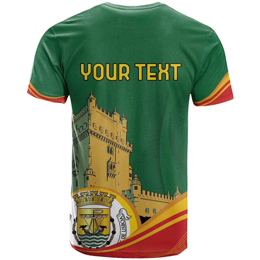Personalized Portugal Belem Tower T-Shirt Mui Nobre e Sempre Leal Graphic Tee