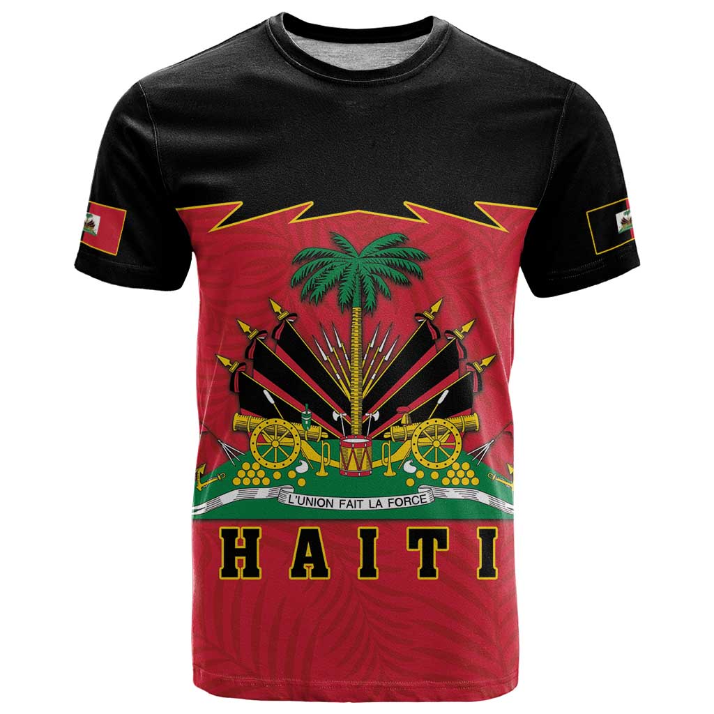 Personalized Haiti 1964 T-Shirt Coat Of Arms Flag Style Graphic Tee