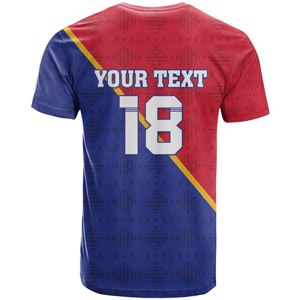 Custom Haiti Football T-Shirt Les Grenadiers Graphic Tee