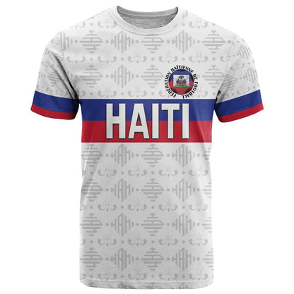 Custom Haiti Football T-Shirt Ekip foutbol Ayiti Graphic Tee