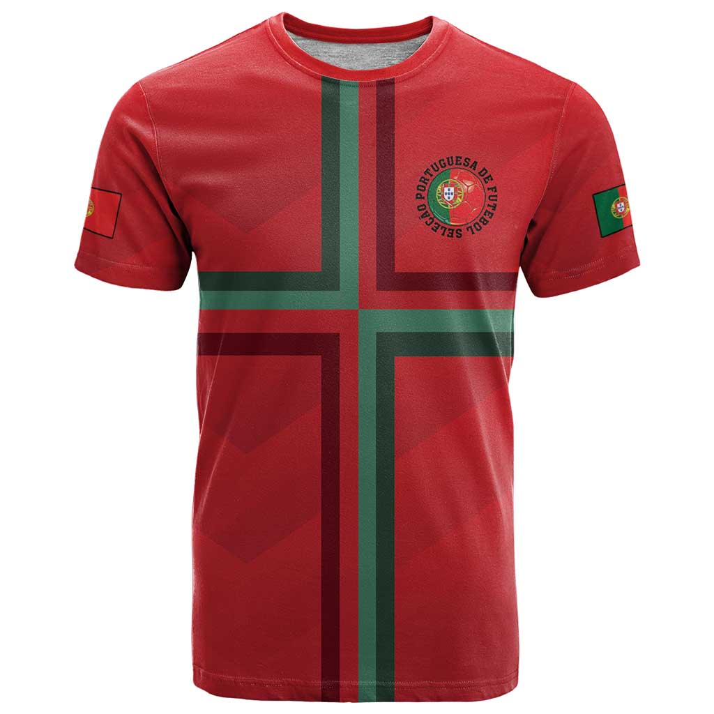 Custom Portugal Football T-Shirt A Selecao das Quinas Graphic Tee
