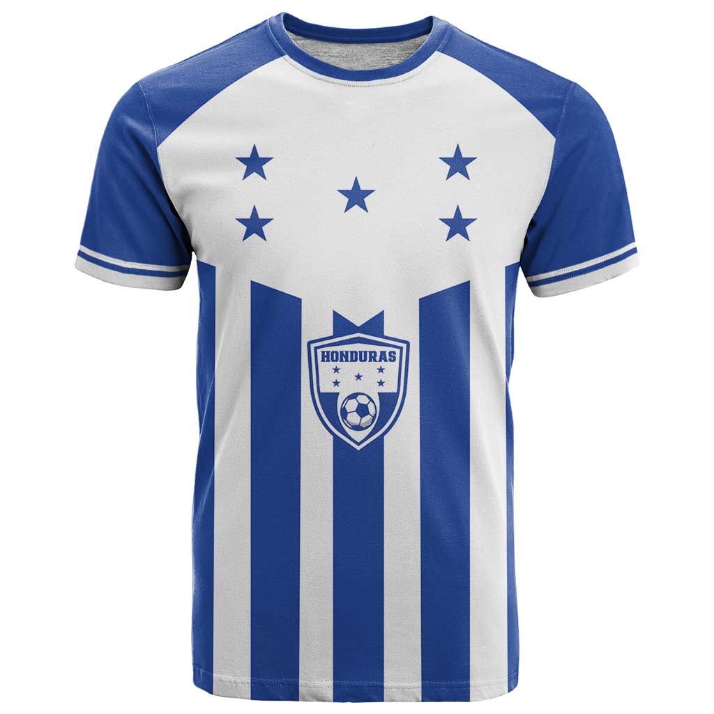 Custom Honduras Football T-Shirt Los Catrachos Sporty Style Graphic Tee